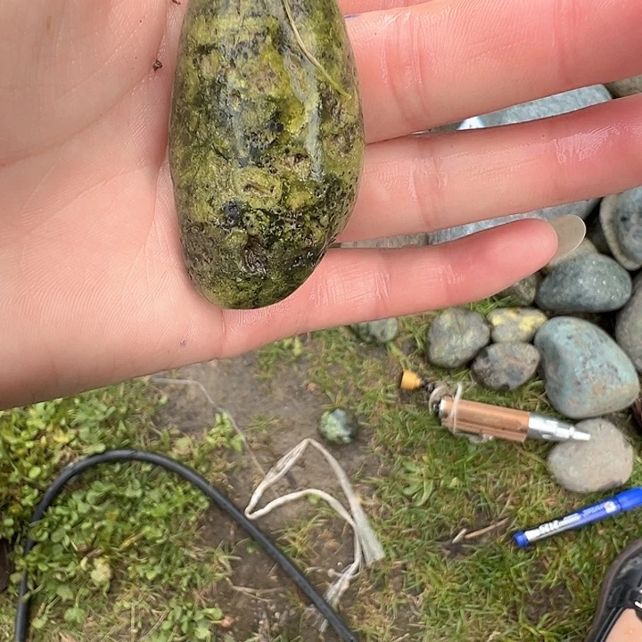 这***过蛇纹石玉未镶嵌西藏藏玉药王石