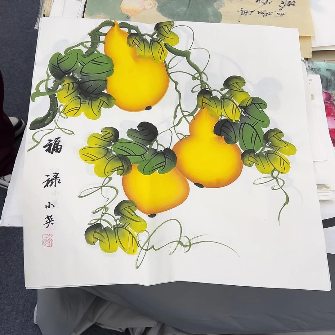 国画纯手绘作品欣赏