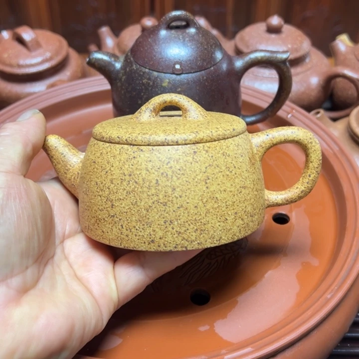 茶壶紫砂宜兴原矿金丝楠木