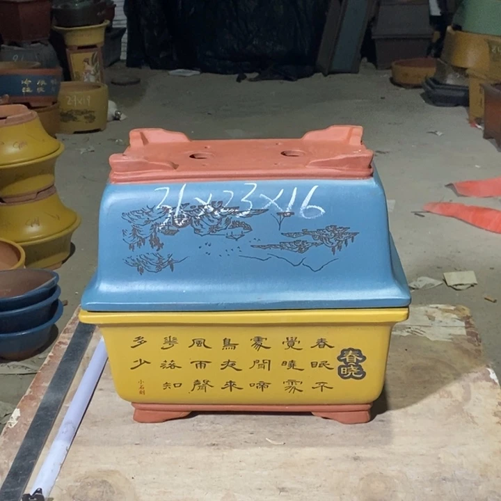 紫砂花盆紫砂紫砂