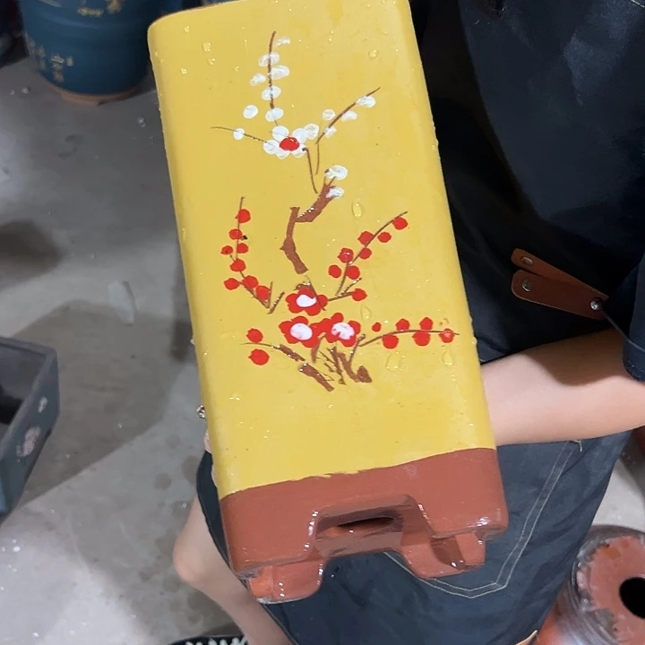 紫砂花盆口径18 35