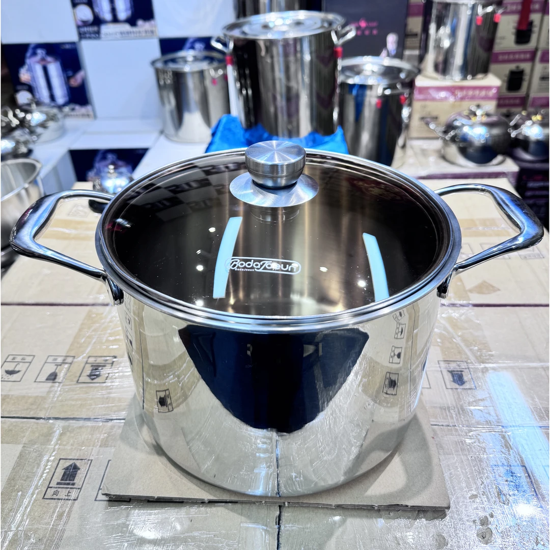 24CM口径家用炖鸡炖鸭炖锅不锈钢韩式大汤锅彩盒品质优选