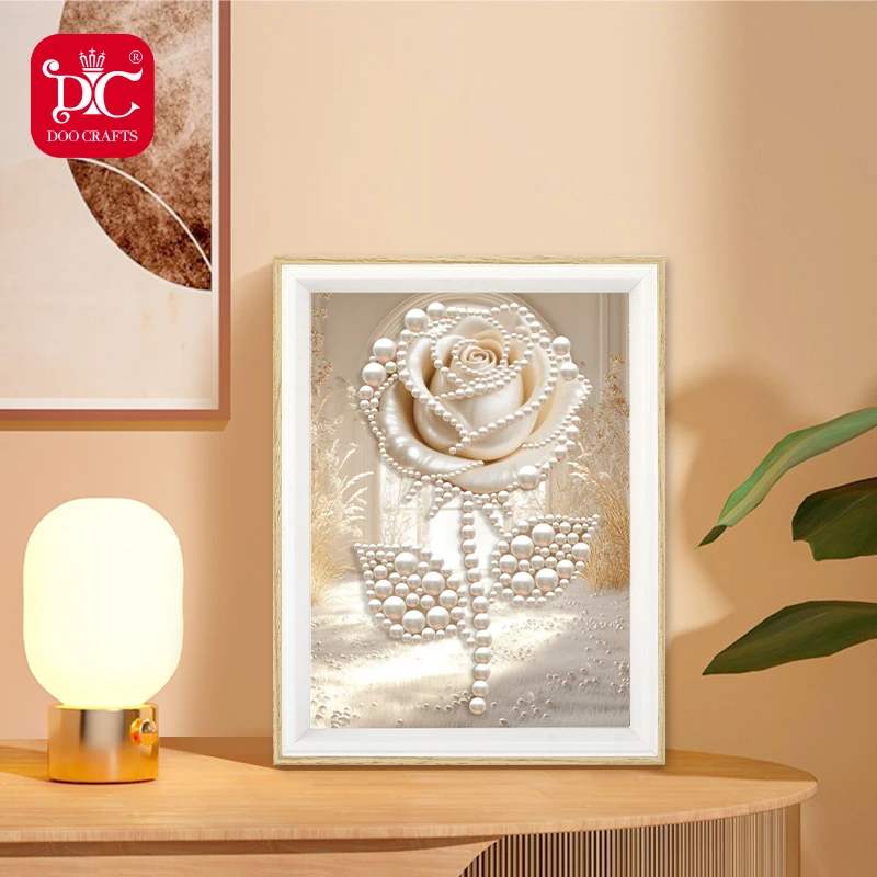 DC/蒂彩【珍珠小画】手工DIY贴钻画珍珠画小摆台礼物