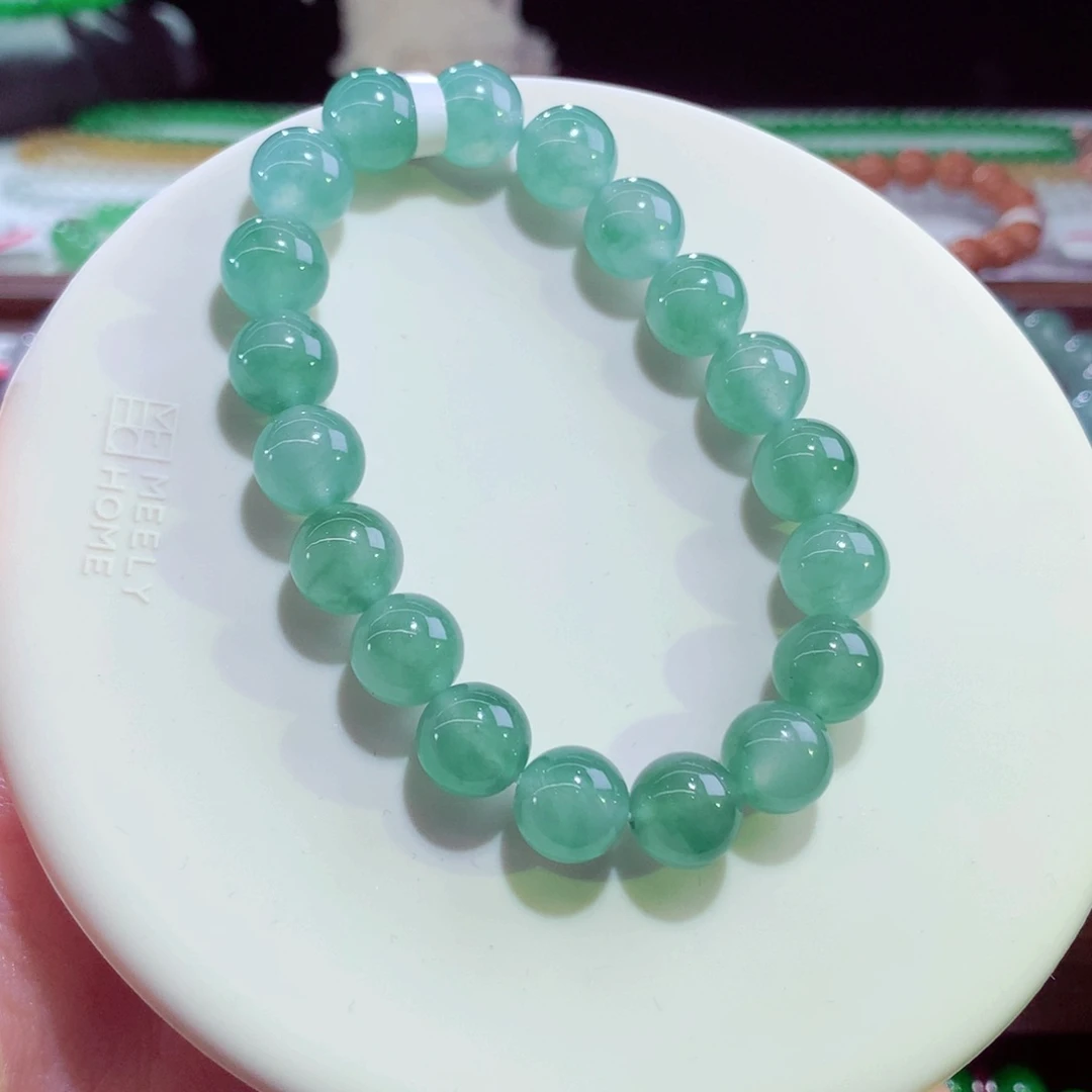 未镶嵌手串翡翠卡10mm