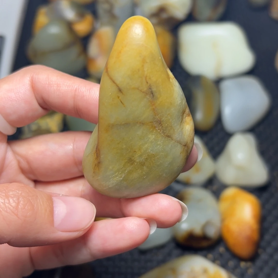 和田玉未镶嵌挂件B99