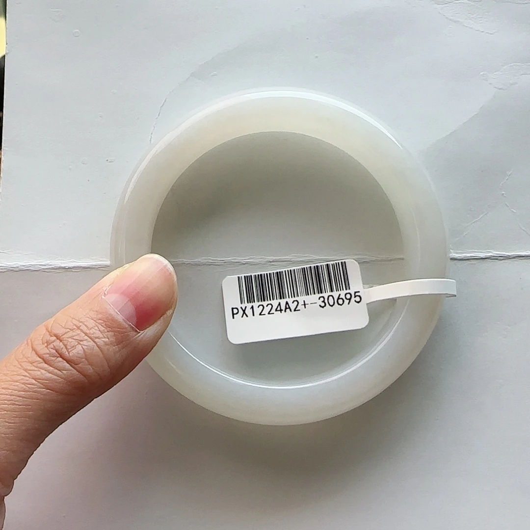 和田玉手镯未镶嵌洪***波54