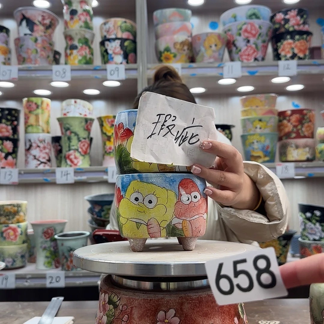 紫砂花盆瑕疵瑕疵658