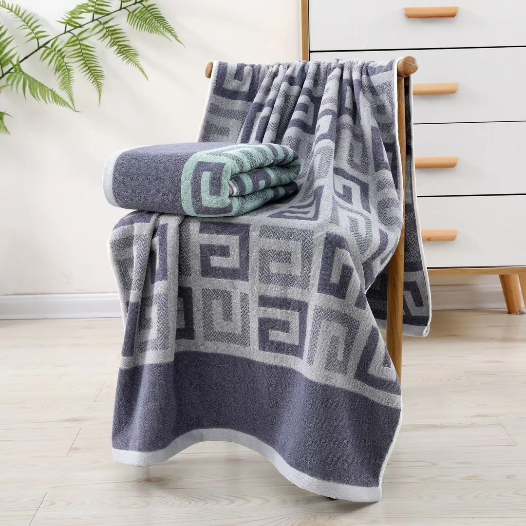 绵雪长绒棉浴巾7A抗菌柔软吸水不掉毛不掉色