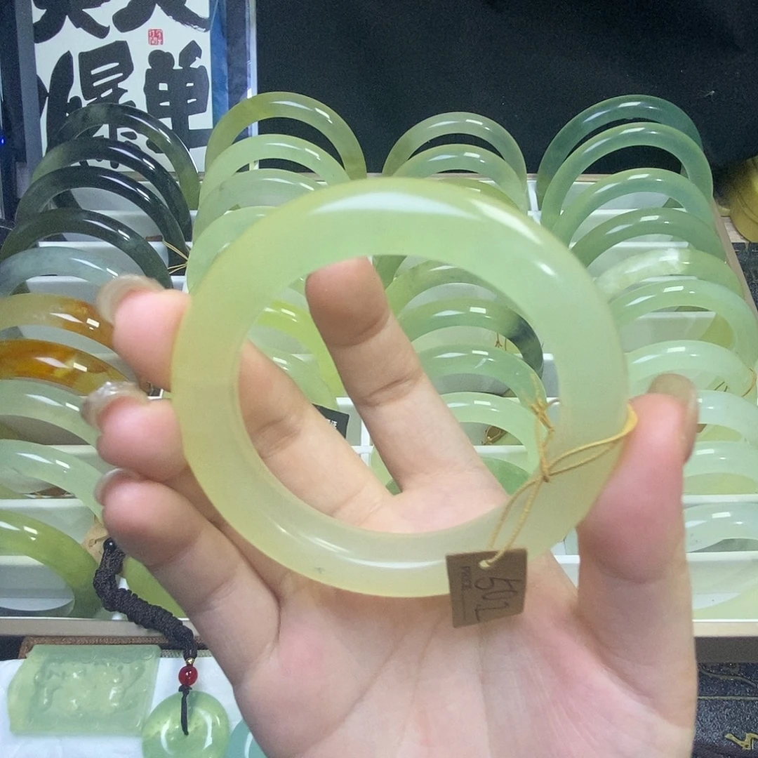 蛇纹石玉合金手镯