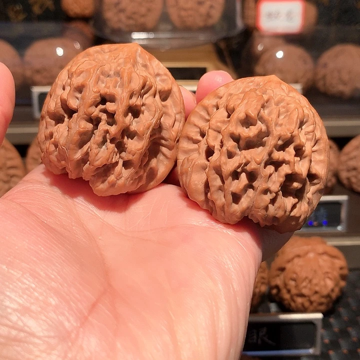 文玩核桃把件金蟾王45尺