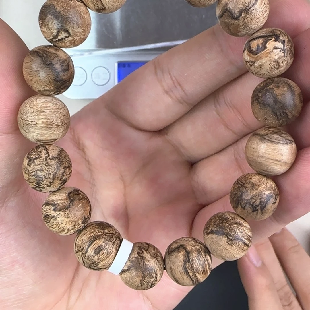 手串沉香达拉干 1.3 虎斑 13.4g