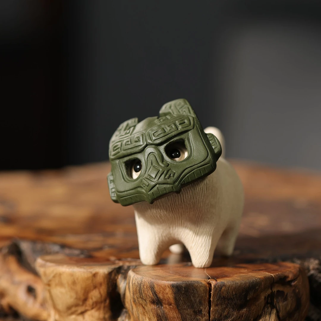 【赵永辉|结界兽】原创紫砂精品小懒匠装饰品摆件