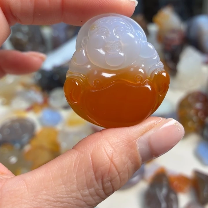 玛瑙/玉髓未镶嵌吊坠(不含链)