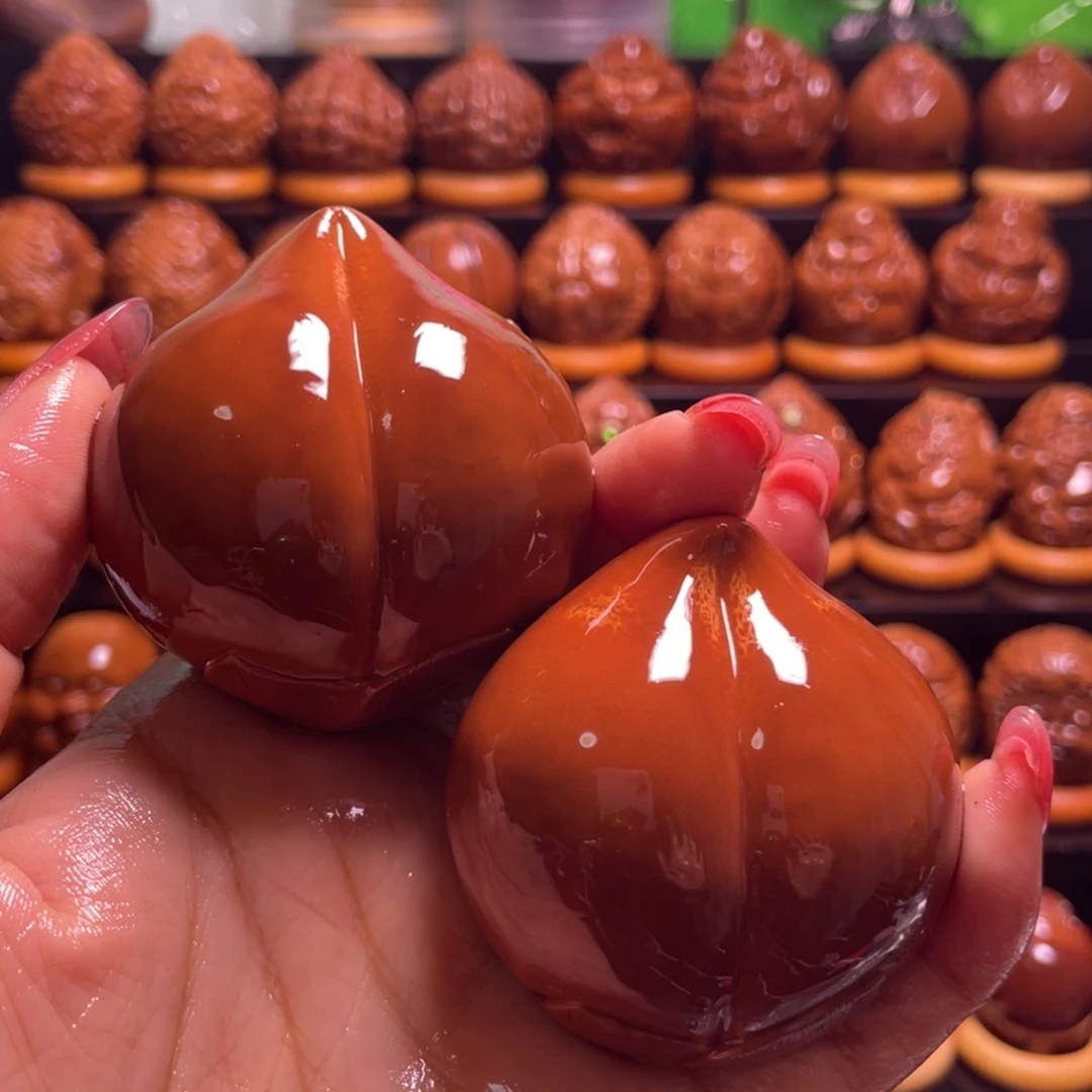 人***梦橄榄核手串/手链寿桃5.2