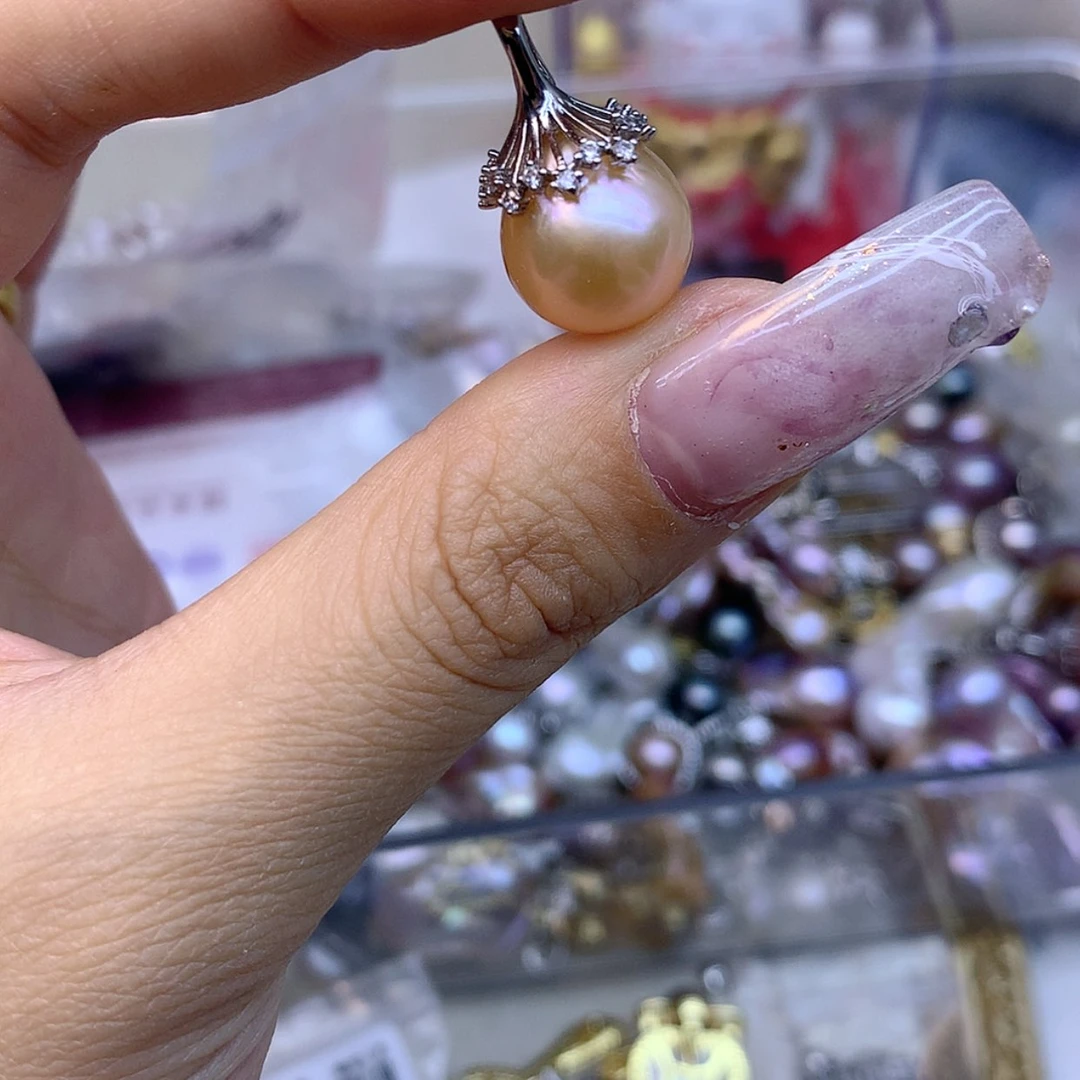【闪购商品】淡水珍珠颈饰银S925镶嵌