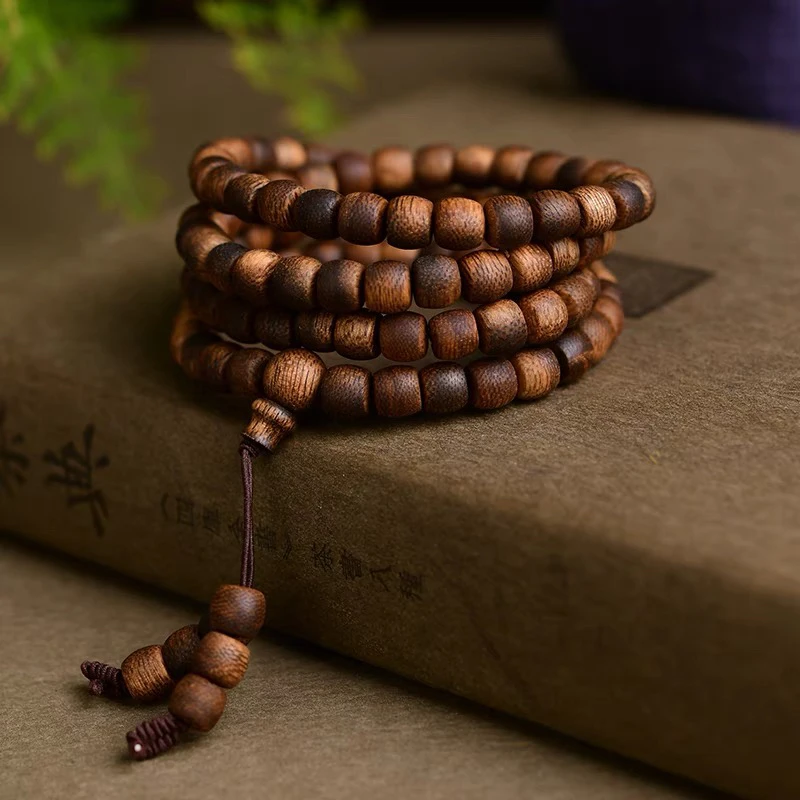 奇楠沉香沉浮07鼓珠26g多圈多样性发一B023