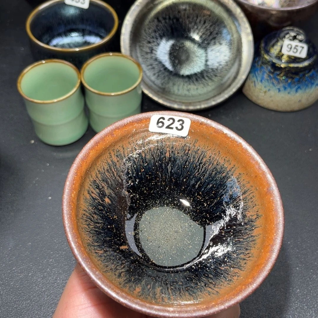 维***弟茶盏623 建盏单盏放大漏…………
