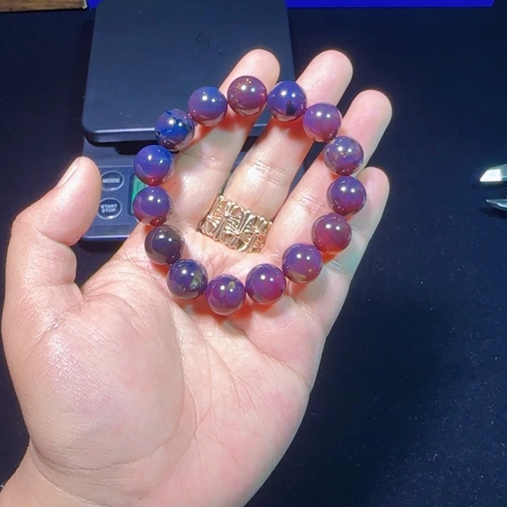 未镶嵌琥珀手链规格13