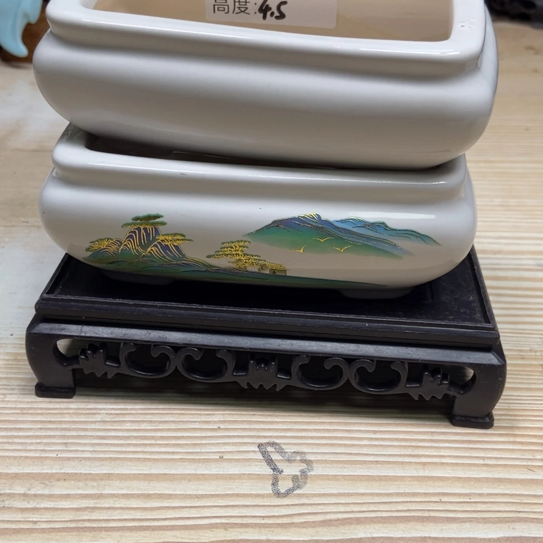 瓷片陶瓷花盆陶瓷艺术