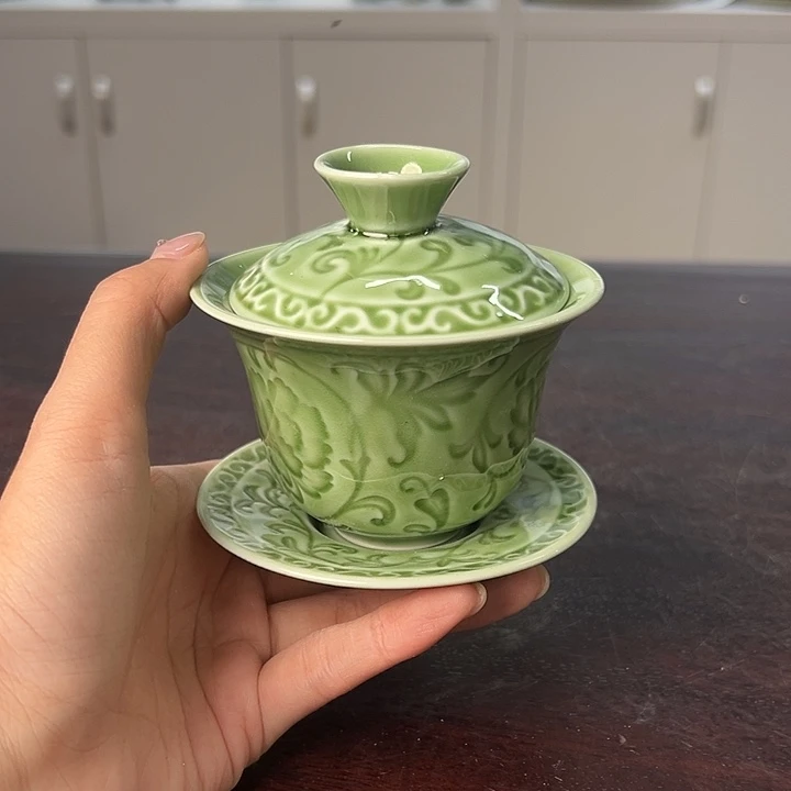 云间青瓷龙泉小米茶器