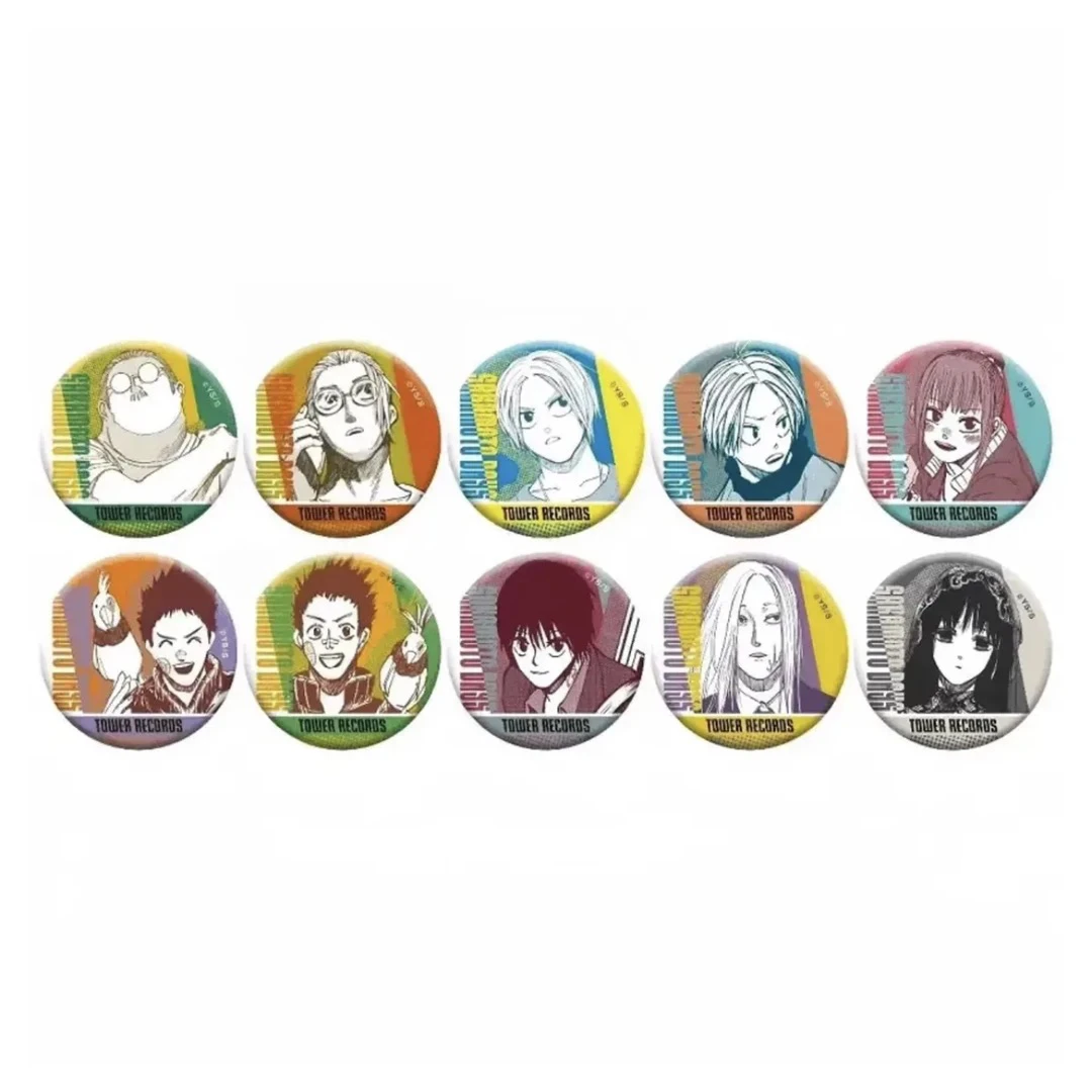 坂本日常 塔圆吧唧徽章1弹 2弹 3弹（默认代拆）