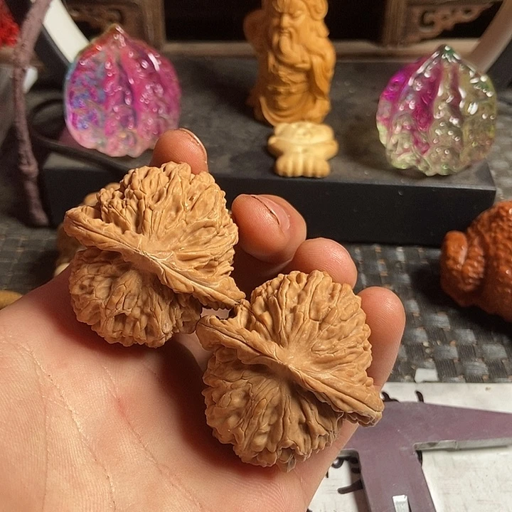 文玩核桃吊坠扇***明篓子