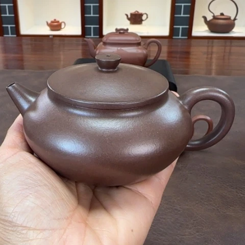 紫砂茶壶無**蓬扁石扁石