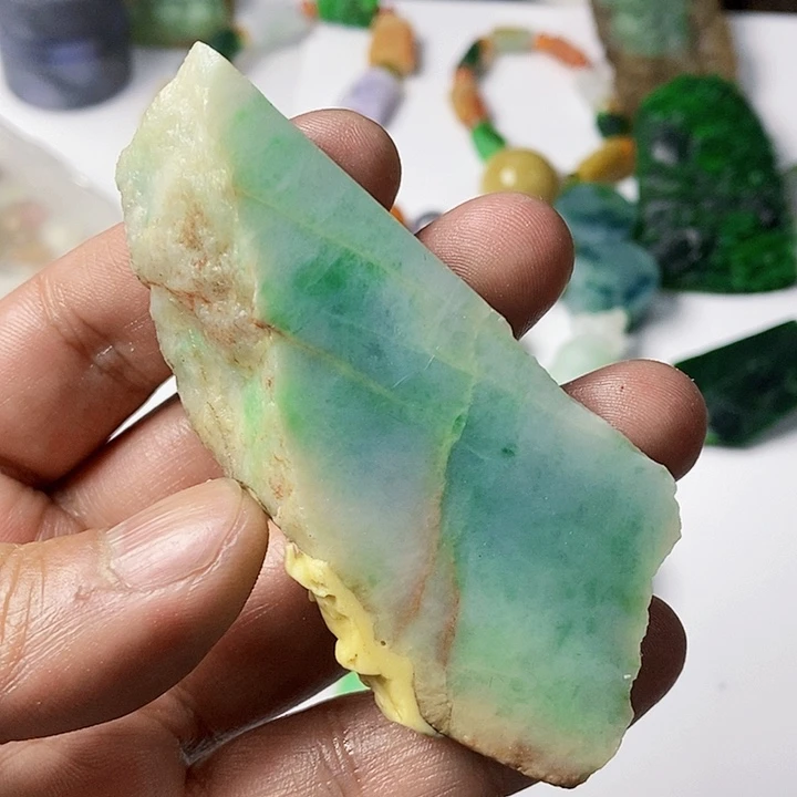 翡翠散珠天然翡翠A货