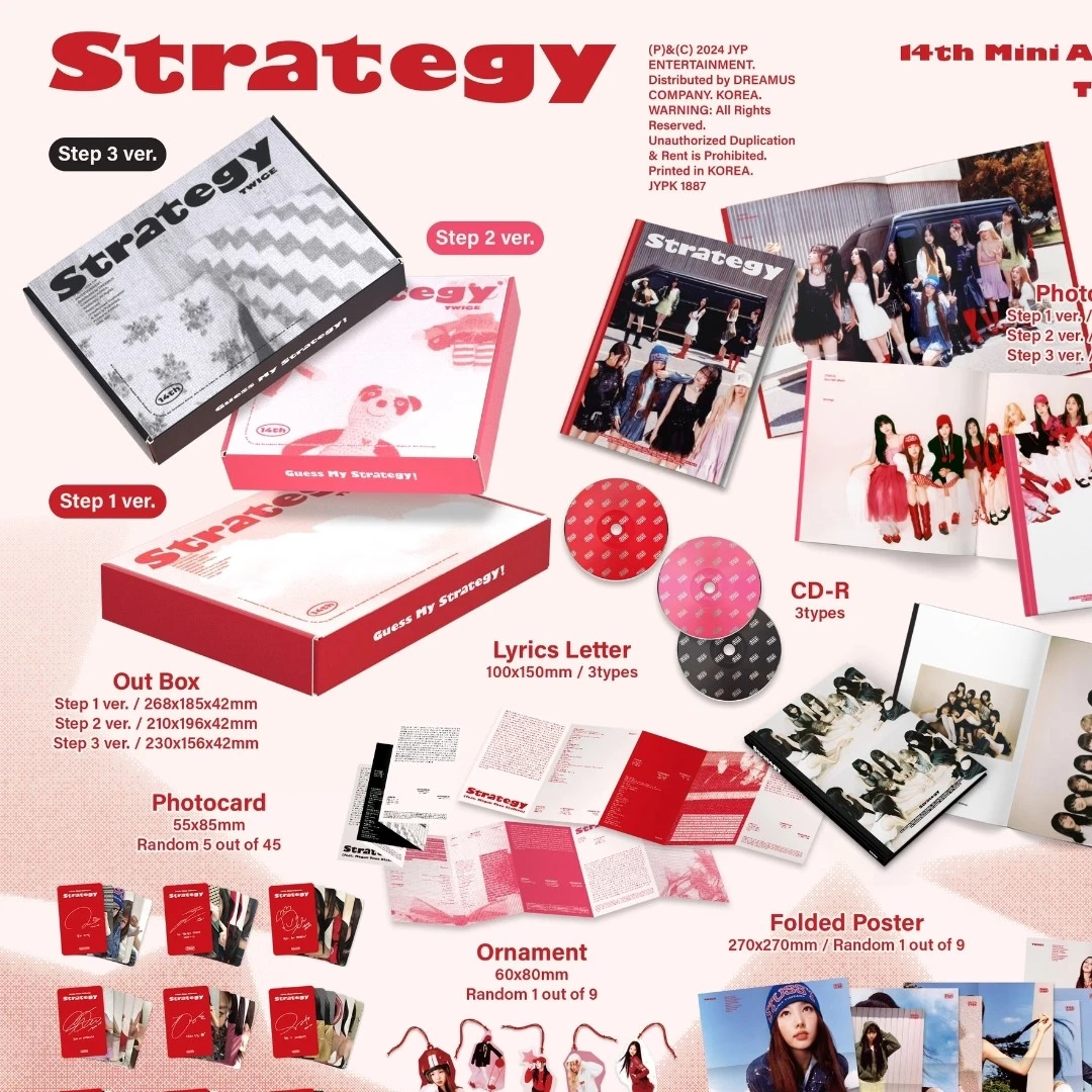 Twice专辑 兔瓦斯mini14专STRATEGY全新未拆