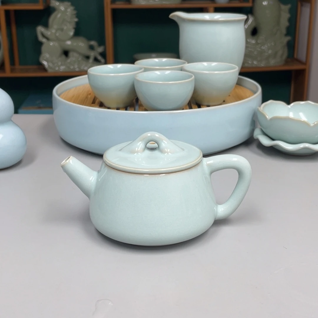 瓷赵琳老师石瓢壶带礼盒