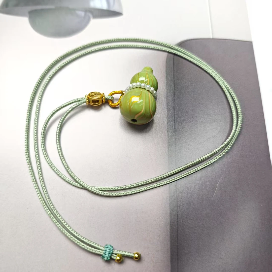 非金属木质吊坠 【绿葫】大漆葫芦项链29(多样发其一) XF150