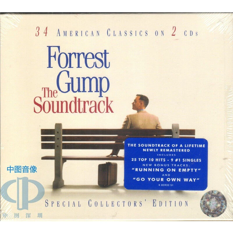 【原装进口】《阿甘正传》电影原声带（2CD）/ FORREST GUMP OST