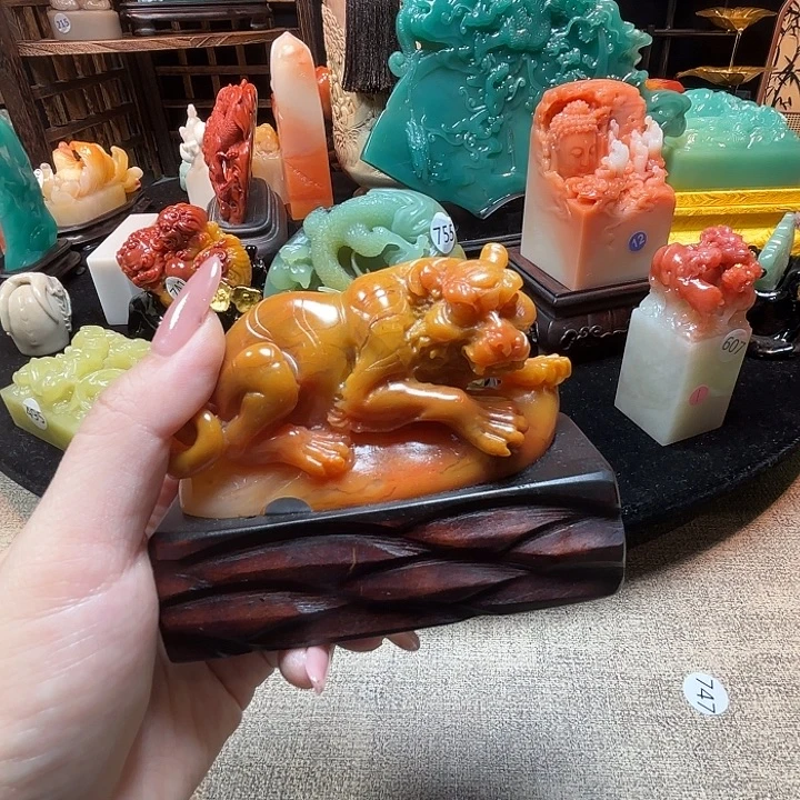 昌化石印石寿山石印章8