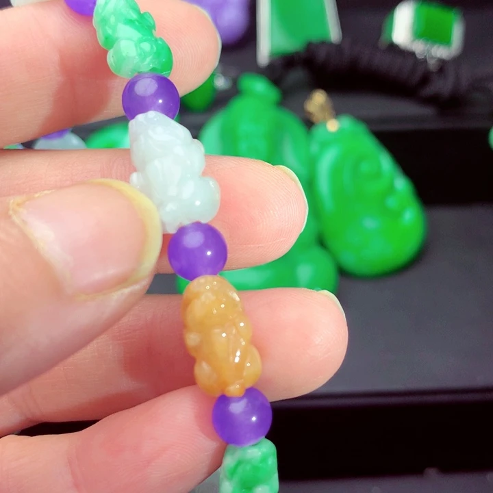 翡翠未镶嵌手链手链