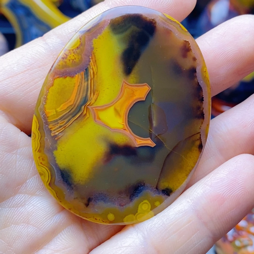 玛瑙/玉髓未镶嵌手把件