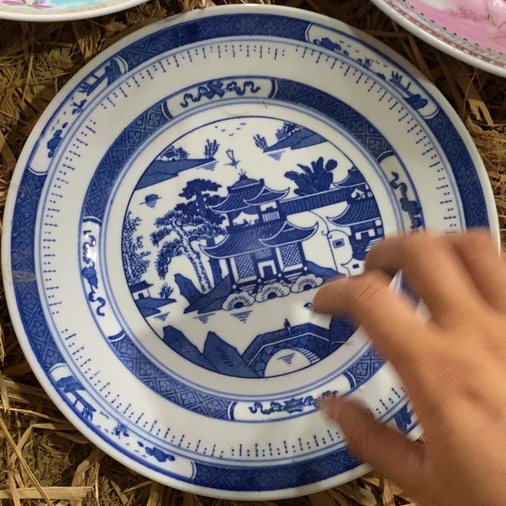 瓷片郑****修景德镇陶瓷一个