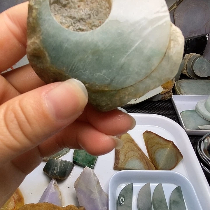 翡翠散珠缅甸翡翠34