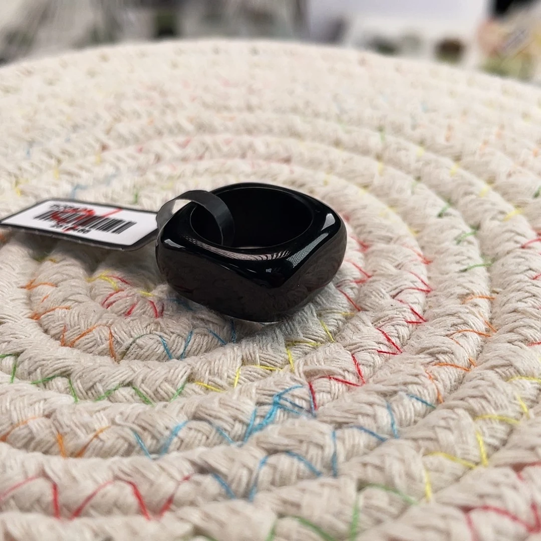 和田玉未镶嵌戒指g22聚墨方圆15.2不退换