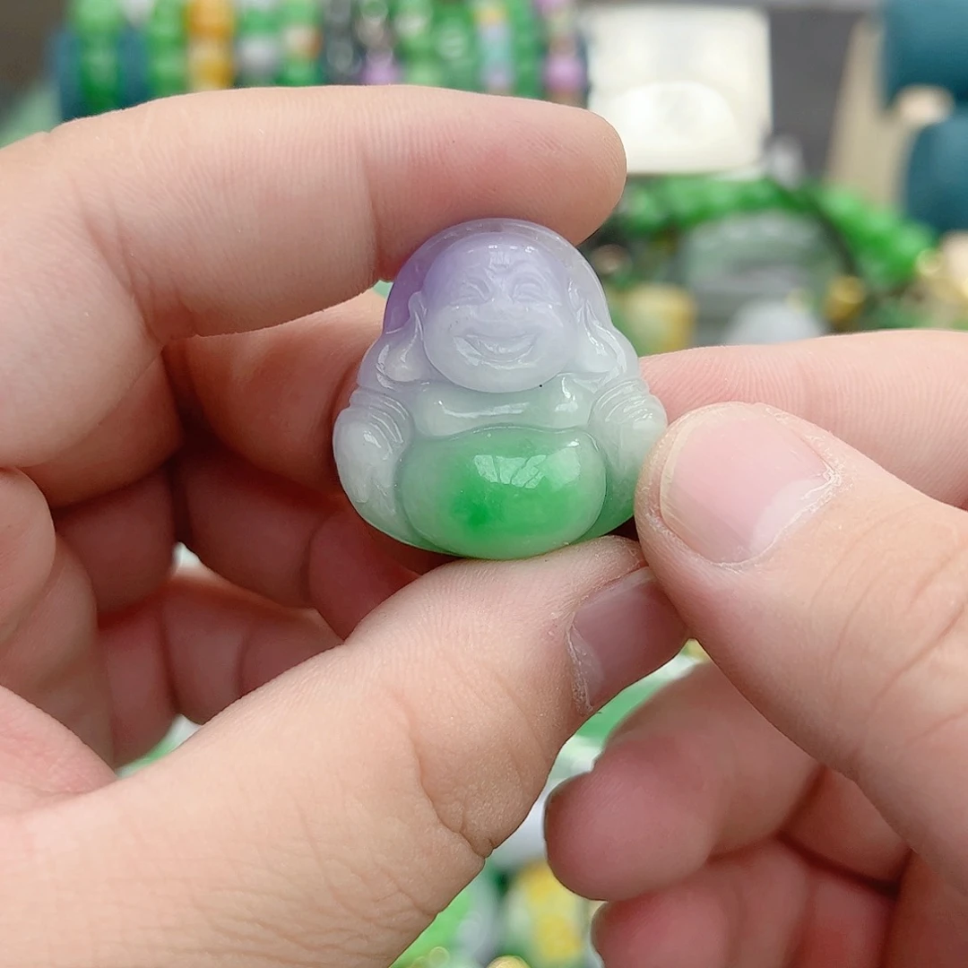 翡翠银S925镶嵌吊坠(赠链)