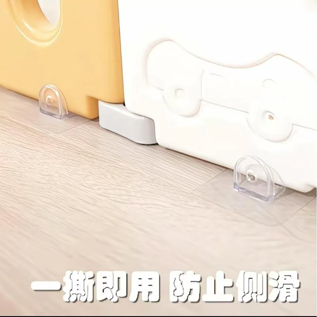 宝宝围栏防侧滑固定地器儿童栅栏地上防护栏底座卡扣吸盘固定器
