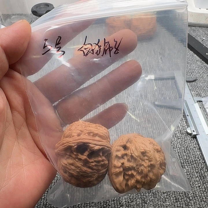 吊坠文玩核桃白狮子