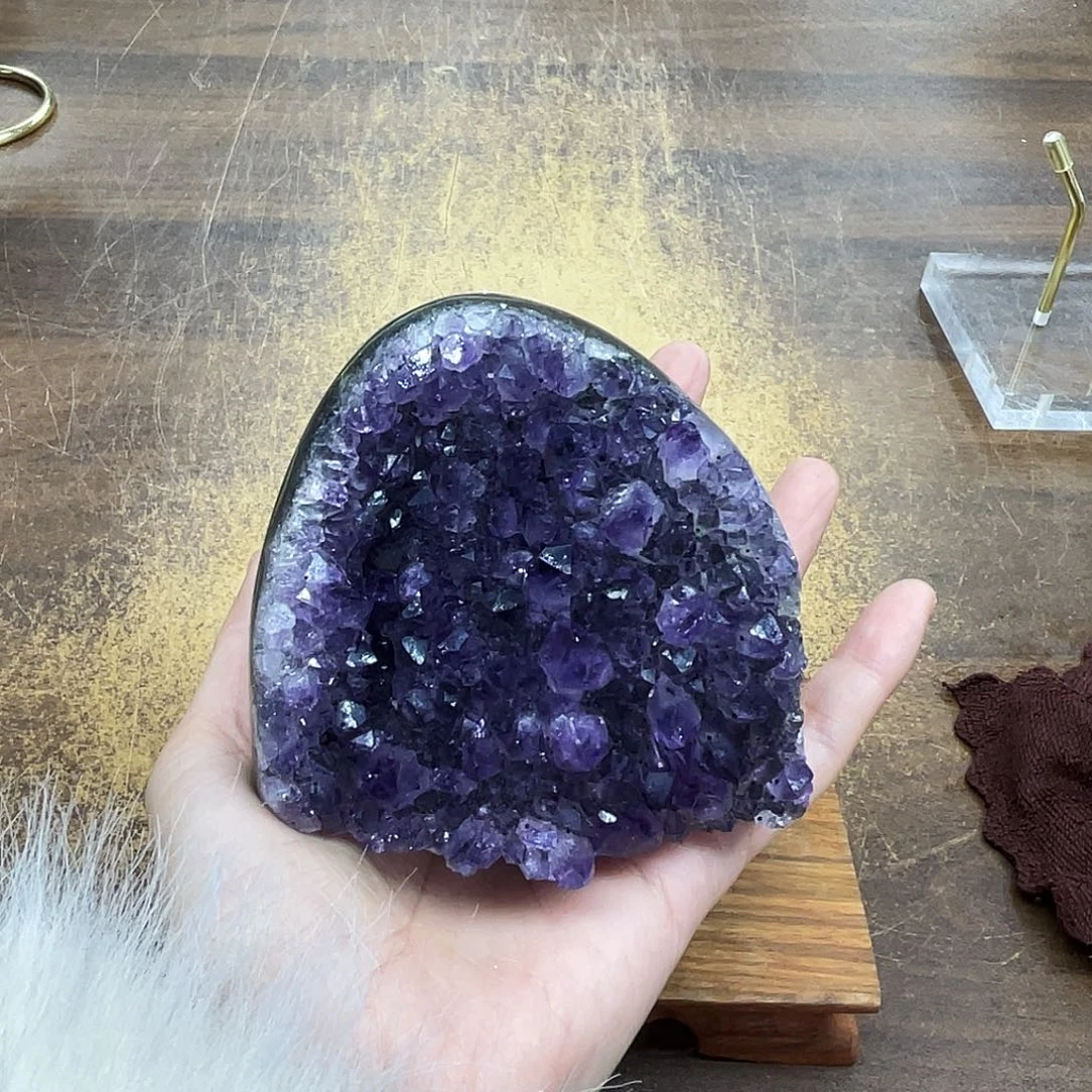 紫晶摆件未镶嵌晶体