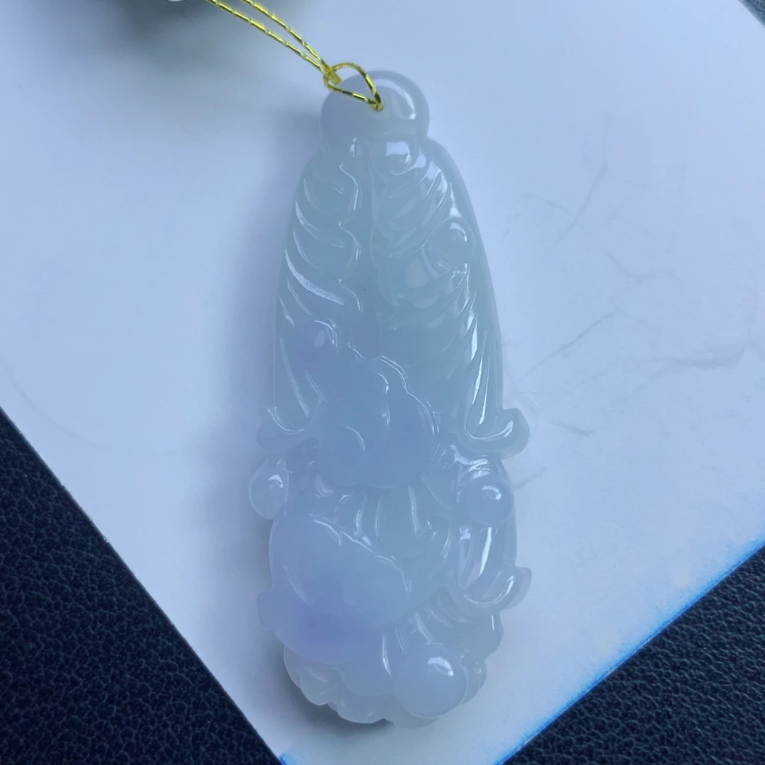 颈饰未镶嵌翡翠白菜