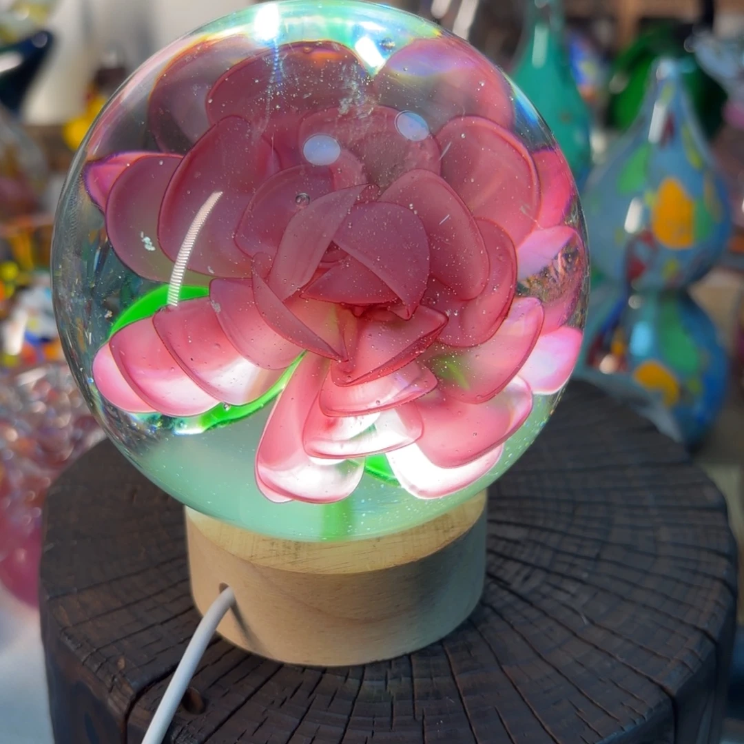 琉璃手工艺品结晶