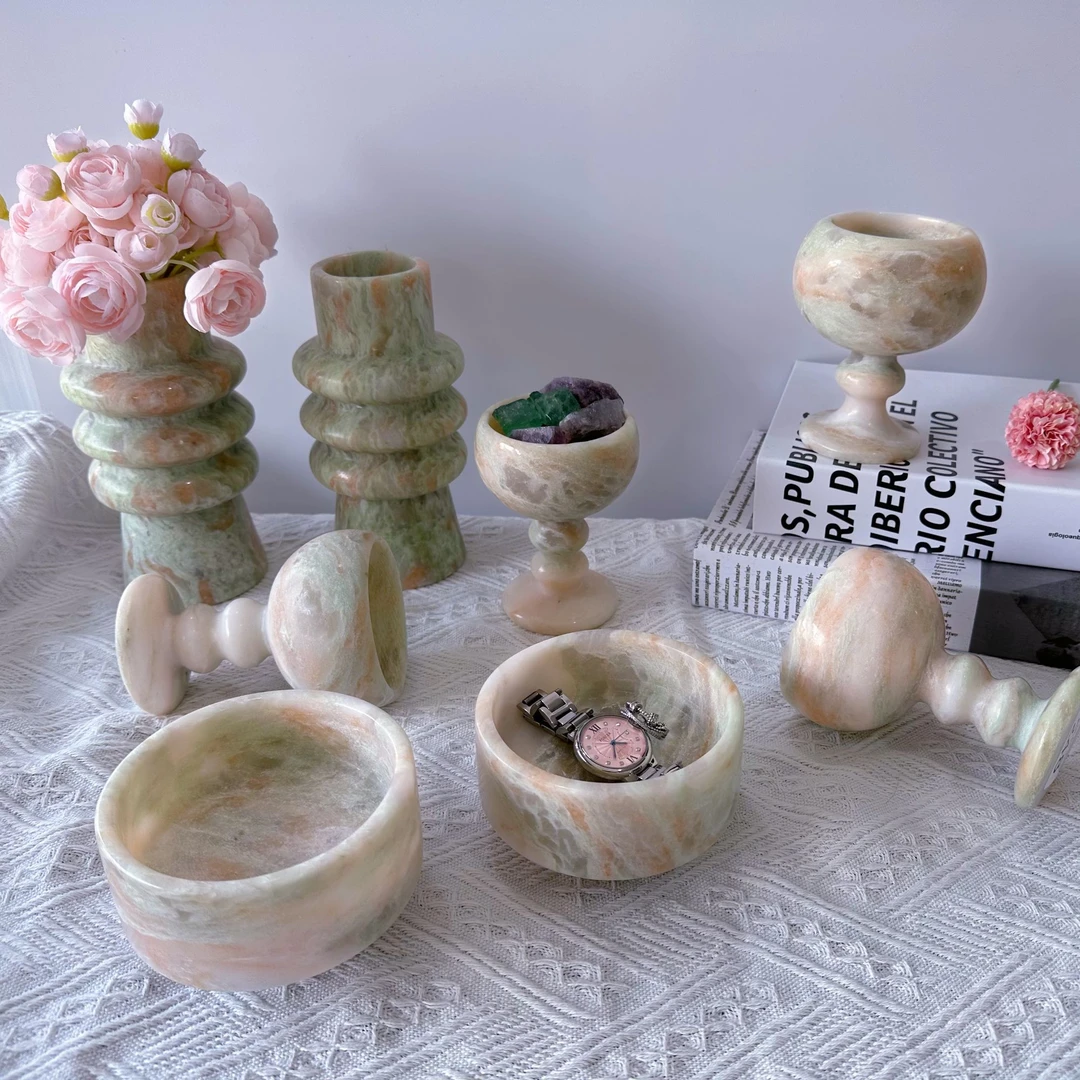 天然大理石小摆件