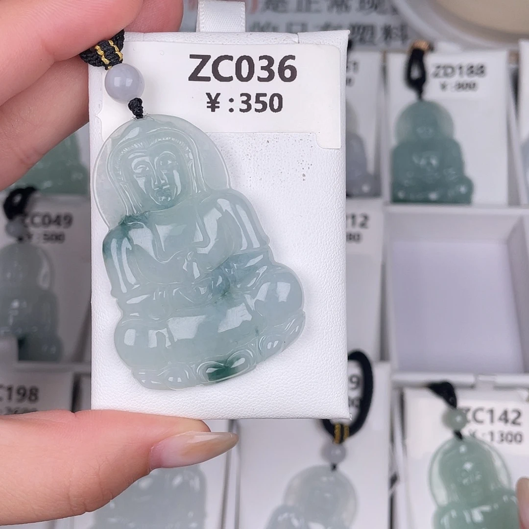 翡翠未镶嵌颈饰zc036