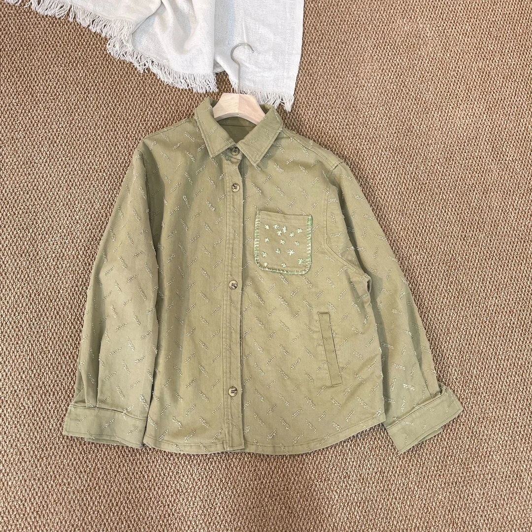 Yun Shen-「外贸刺绣牛仔外套」休闲百搭刺绣牛仔外套5325-DZ