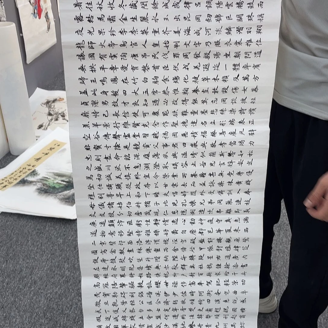 国画纯手工制作的