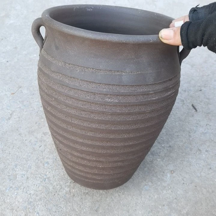 红陶20/27瑕疵底部烧裂