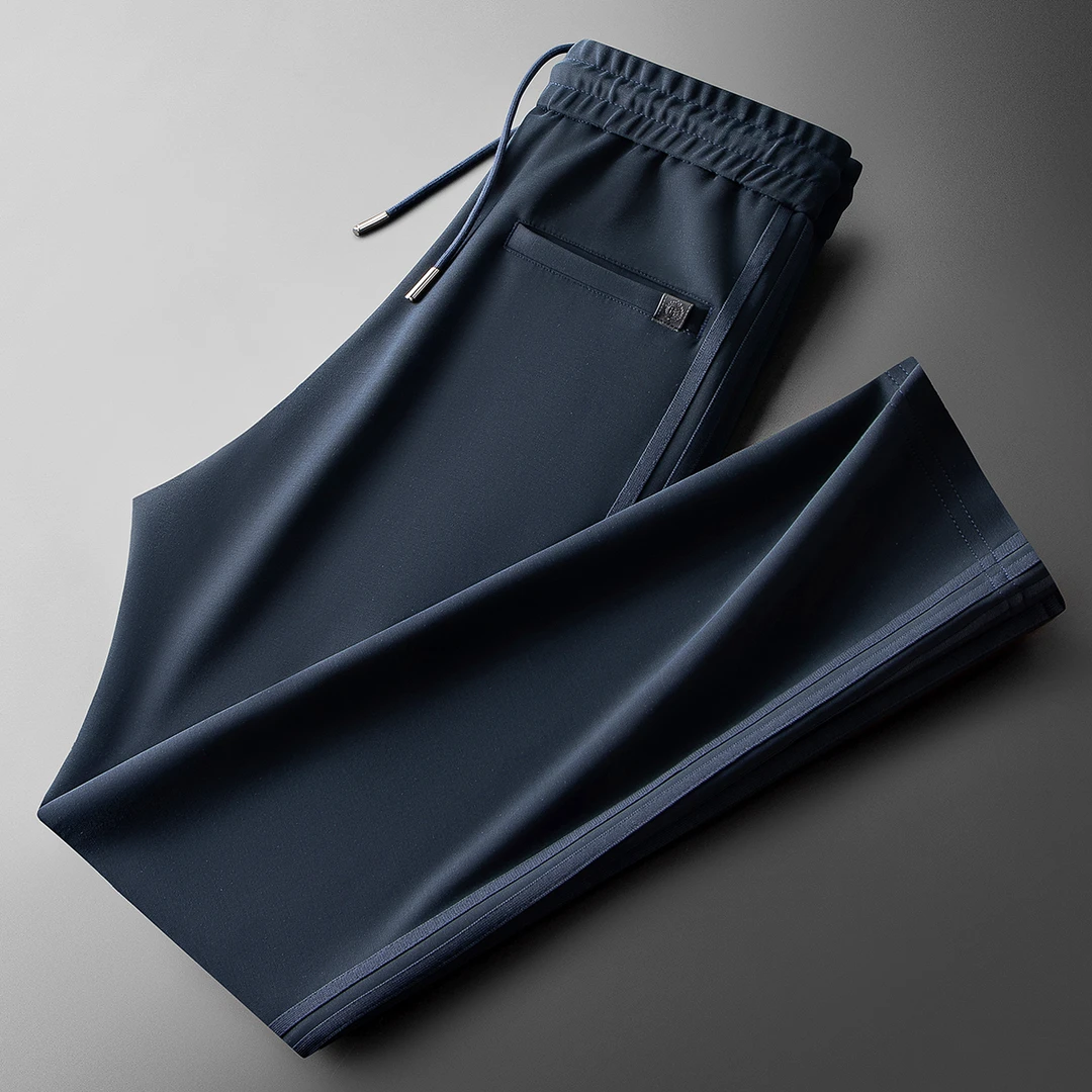 JOZDICE/纪治迪哲运动裤男士春夏舒适高端百搭直筒透气修身运动裤